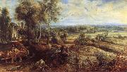 An Autumn Landscape with a View of Het Steen in the Earyl Morning Peter Paul Rubens